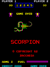 Scorpion (set 1) Title Screen