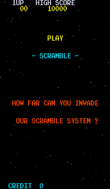 Scramble (bootleg?) Title Screen