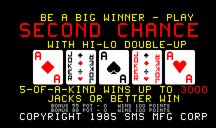 Second Chance Title Screen