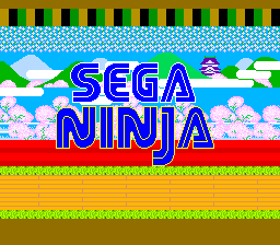 Sega Ninja (not encrypted) Title Screen