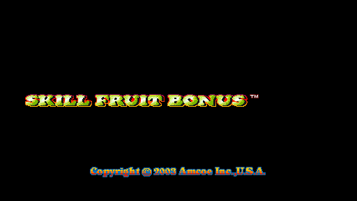 Skill Fruit Bonus (Version 1.6) Title Screen