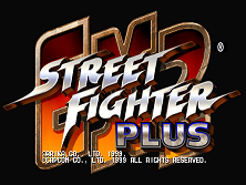 Street Fighter EX2 Plus (USA 990611) Title Screen