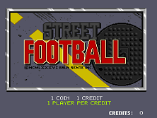 Street Football (11/12/86) Title Screen