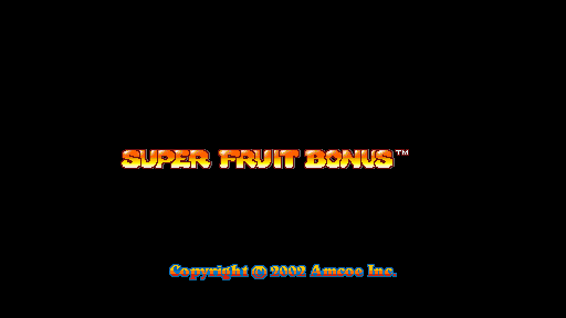 Super Fruit Bonus (Version 2.0) Title Screen