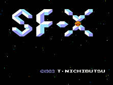 SF-X Title Screen