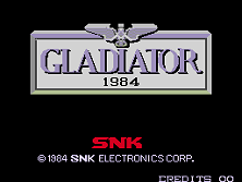 Gladiator 1984 Title Screen