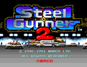 Steel Gunner 2 (US) Title Screen