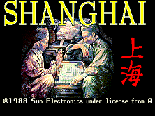 Shanghai (World) Title Screen
