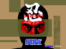 Shinobi (set 6, System 16A) (unprotected) Title Screen