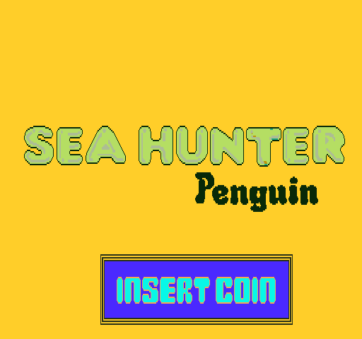 Sea Hunter Penguin Title Screen