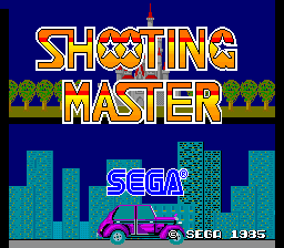 Shooting Master (EVG, 8751 315-5159a) Title Screen