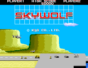 Sky Wolf (set 3) Title Screen
