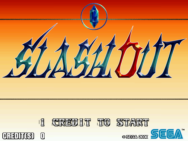 Slashout (GDS-0004) Title Screen