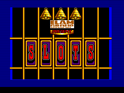 Slots (Belgian Cash, Game Card 95-750-938) Title Screen