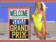Super Monaco GP (World, Rev B) (FD1094 317-0126a) Title Screen