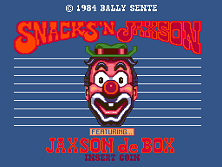 Snacks'n Jaxson Title Screen
