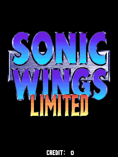 Sonic Wings Limited (Japan) Title Screen