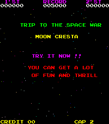 Space Dragon (Moon Cresta bootleg, set 1) Title Screen
