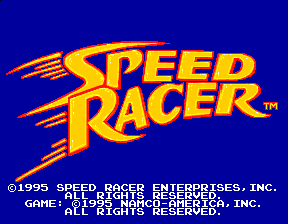 Speed Racer Title Screen
