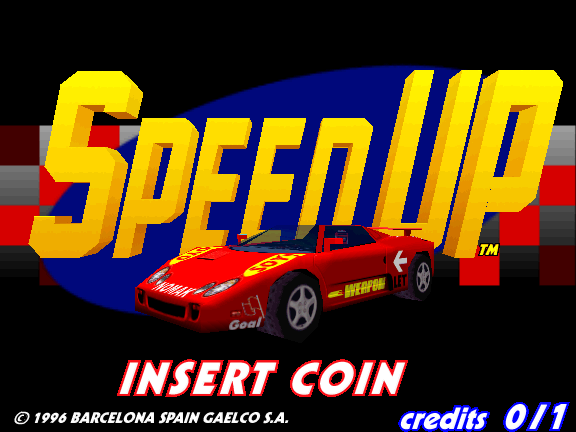 Speed Up (Version 1.20) Title Screen