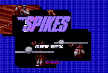 1991 Spikes (Italian bootleg, set 1) Title Screen