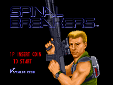 Spinal Breakers (World) Title Screen