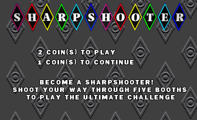 Sharpshooter (Rev 1.9) Title Screen
