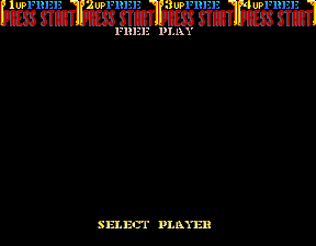 Sunset Riders 2 (bootleg 4 Players ver ADD) Title Screen