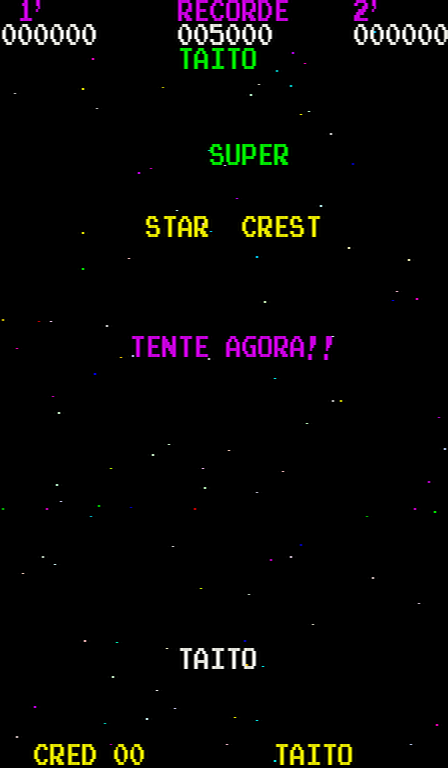 Super Star Crest Title Screen