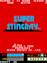Super Stingray (Japan) Title Screen