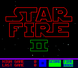 Star Fire 2 Title Screen