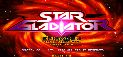 Star Gladiator Episode I: Final Crusade (Japan 960627) Title Screen