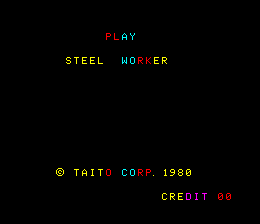 Steel Worker Title Screen