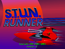 S.T.U.N. Runner (rev 6) Title Screen