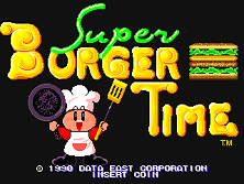 Super Burger Time (World, set 1) Title Screen