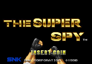 The Super Spy Title Screen