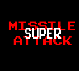 Super Missile Attack (for rev 1) Title Screen