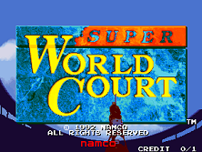 Super World Court (World) Title Screen