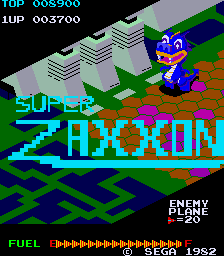 Super Zaxxon (315-5013) Title Screen