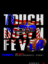 TouchDown Fever (US) Title Screen