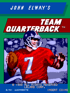 John Elway's Team Quarterback (set 1) Title Screen