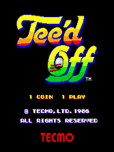 Tee'd Off (Japan) Title Screen