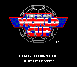 Tehkan World Cup (set 3, bootleg) Title Screen