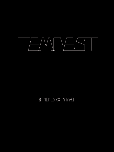 Tempest (rev 3, Revised Hardware) Title Screen
