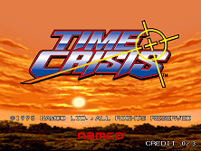 Time Crisis (Rev. TS2 Ver.B) Title Screen