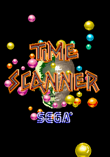 Time Scanner (set 1, System 16A, FD1089B 317-0024) Title Screen