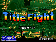 Title Fight (World) Title Screen