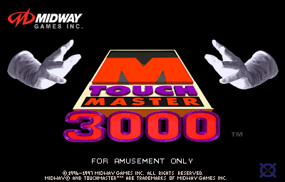 Touchmaster 3000 (v5.01 Standard) Title Screen