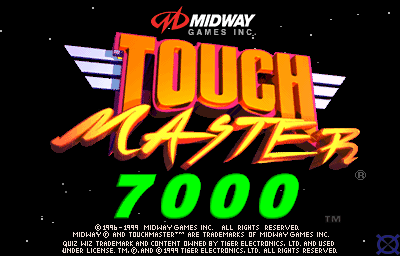 Touchmaster 7000 (v8.04 Standard) Title Screen