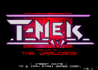 T-MEK (v5.1, prototype) Title Screen